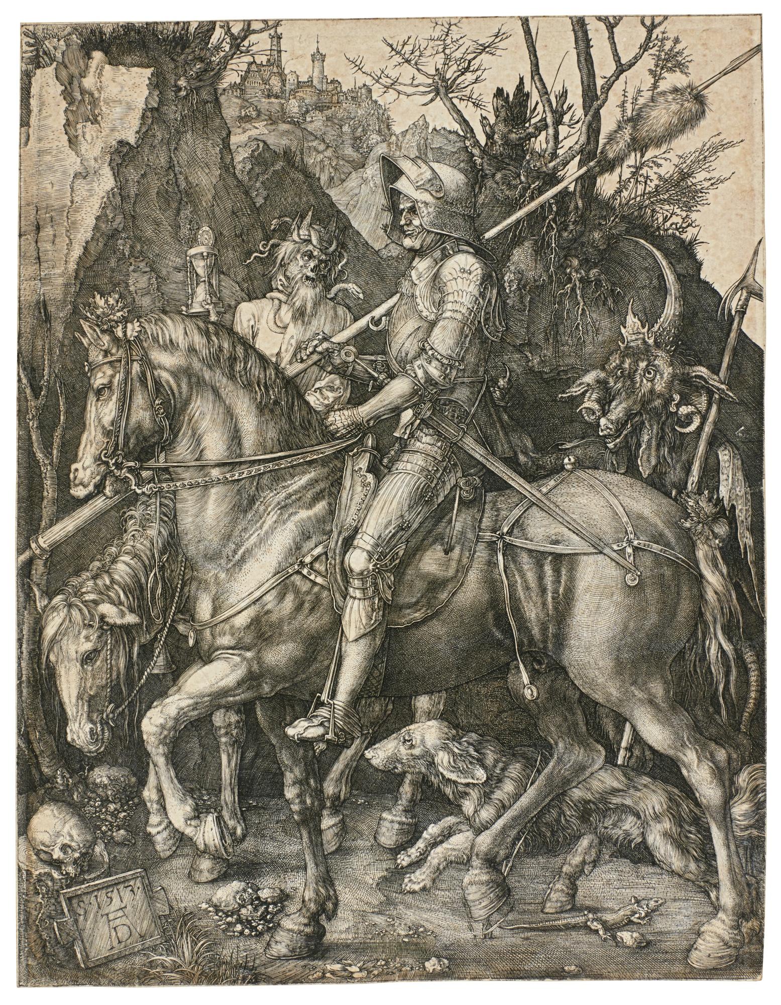 Albrecht Dürer - Knight, Death And The Devil (B. 98; M., Holl. 74)