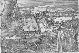 Albrecht Dürer - Landschaft mit Kanone.