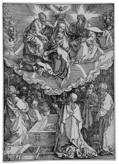 Albrecht Dürer - Mariä Himmelfahrt und Krönung.