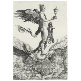 Albrecht Dürer - Nemesis (B. 77; M., Holl. 72)