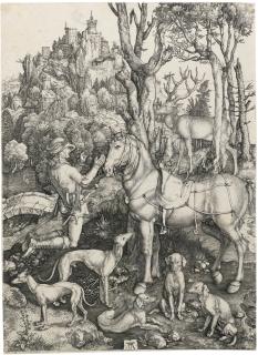 Albrecht Dürer - Saint Eustace (B. 57; M., Holl. 60)