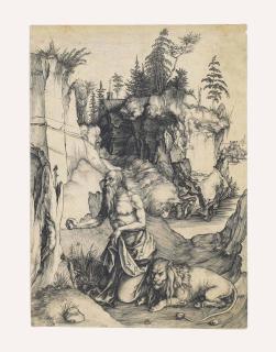 Albrecht Dürer - Saint Jerome in Penitence (B. 61; M., Holl. 57; S.M.S. 6)