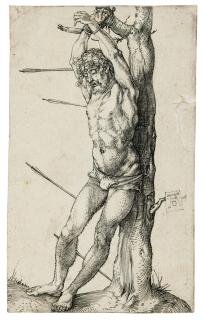 Albrecht Dürer - Saint Sebastian Bound To The Tree; The Holy Family With The Three Hares; And The Martyrdom Of Saint Catherine (B. 55, 102, 120; M., Holl. 62, 212, 236)