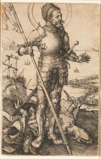 Albrecht Dürer - St. George on Foot