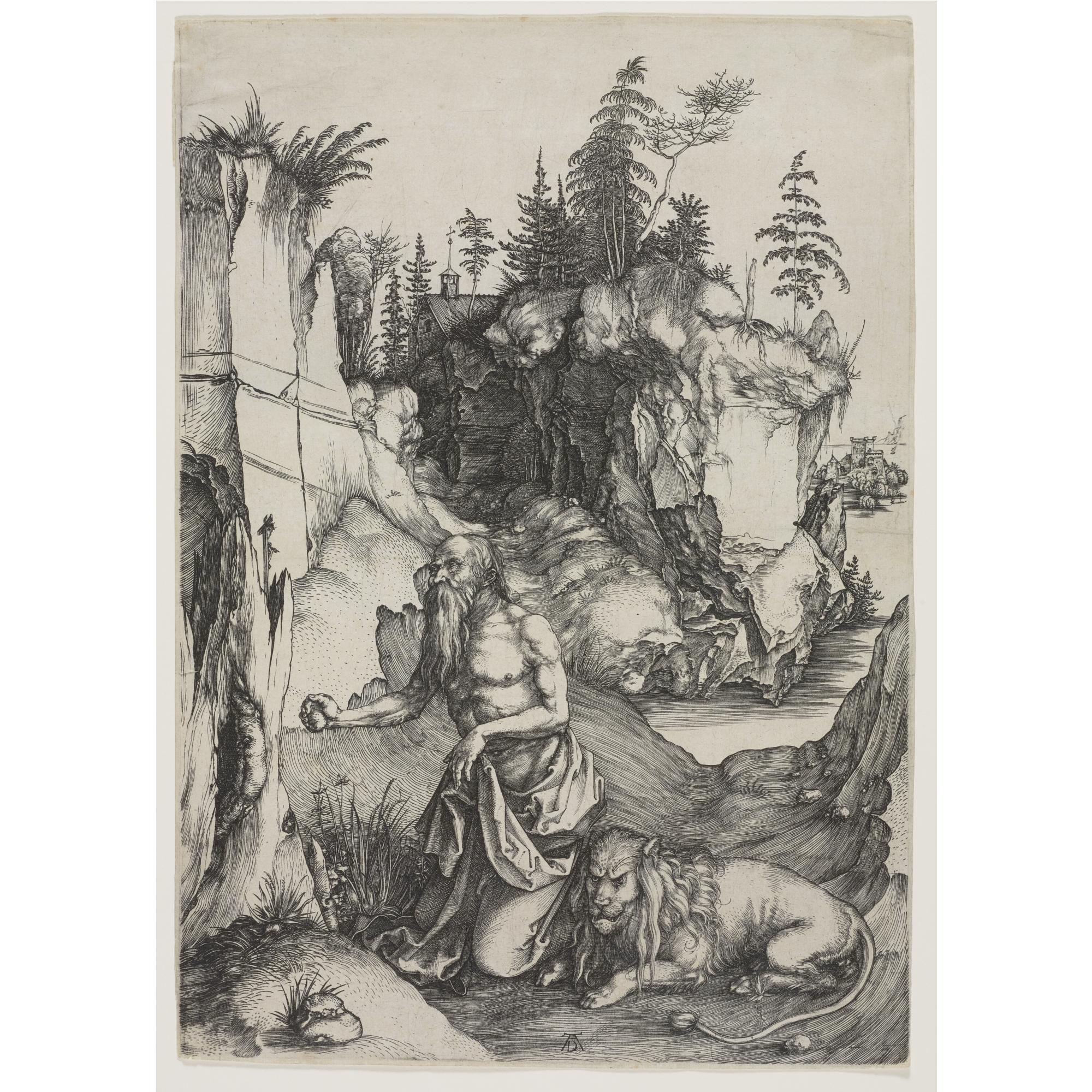 Albrecht Dürer - St. Jerome In Penitence (B. 61; M., Holl. 57)