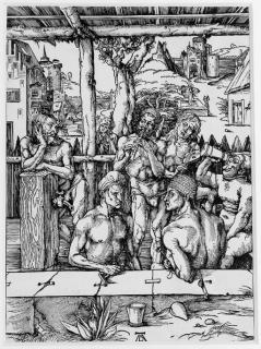 Albrecht Dürer - The Bath House (B. 128; M., Holl. 266)