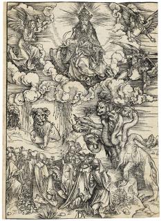 Albrecht Dürer - The Beast with two Horns like a Lamb, from: The Apocalypse