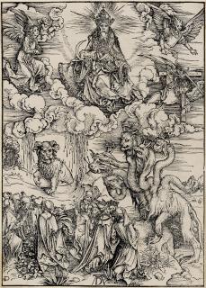 Albrecht Dürer - The Beast With Two Horns Like A Lamb, From The Apocalypse
