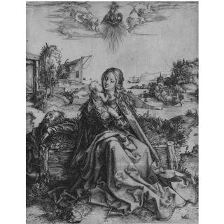 Albrecht Dürer - The Holy Family With The Butterfly (B. 44; M., Holl. 42)