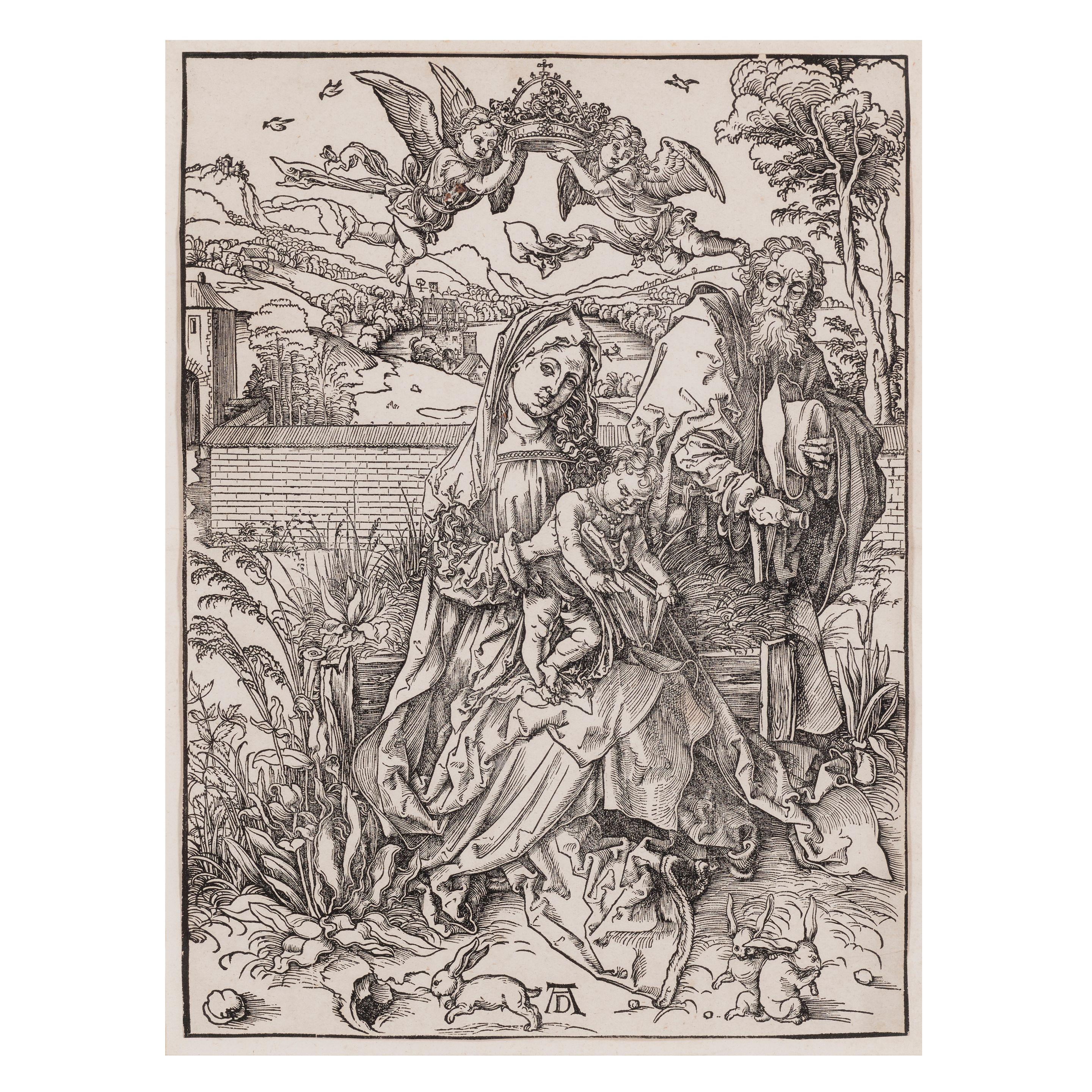 Albrecht Dürer - The Holy Family with Three Hares