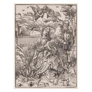 Albrecht Dürer - The Holy Family with Three Hares