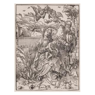 Albrecht Dürer - The Holy Family with Three Hares