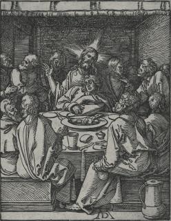 Albrecht Dürer - The Man Of Sorrows Mocked By A Soldier; And The Last Supper (B. 4, 24; M., Holl. 113, 133)