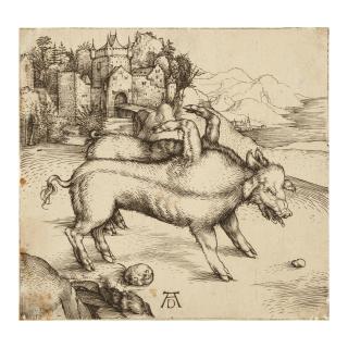 Albrecht Dürer - The Monstrous Sow of Landser