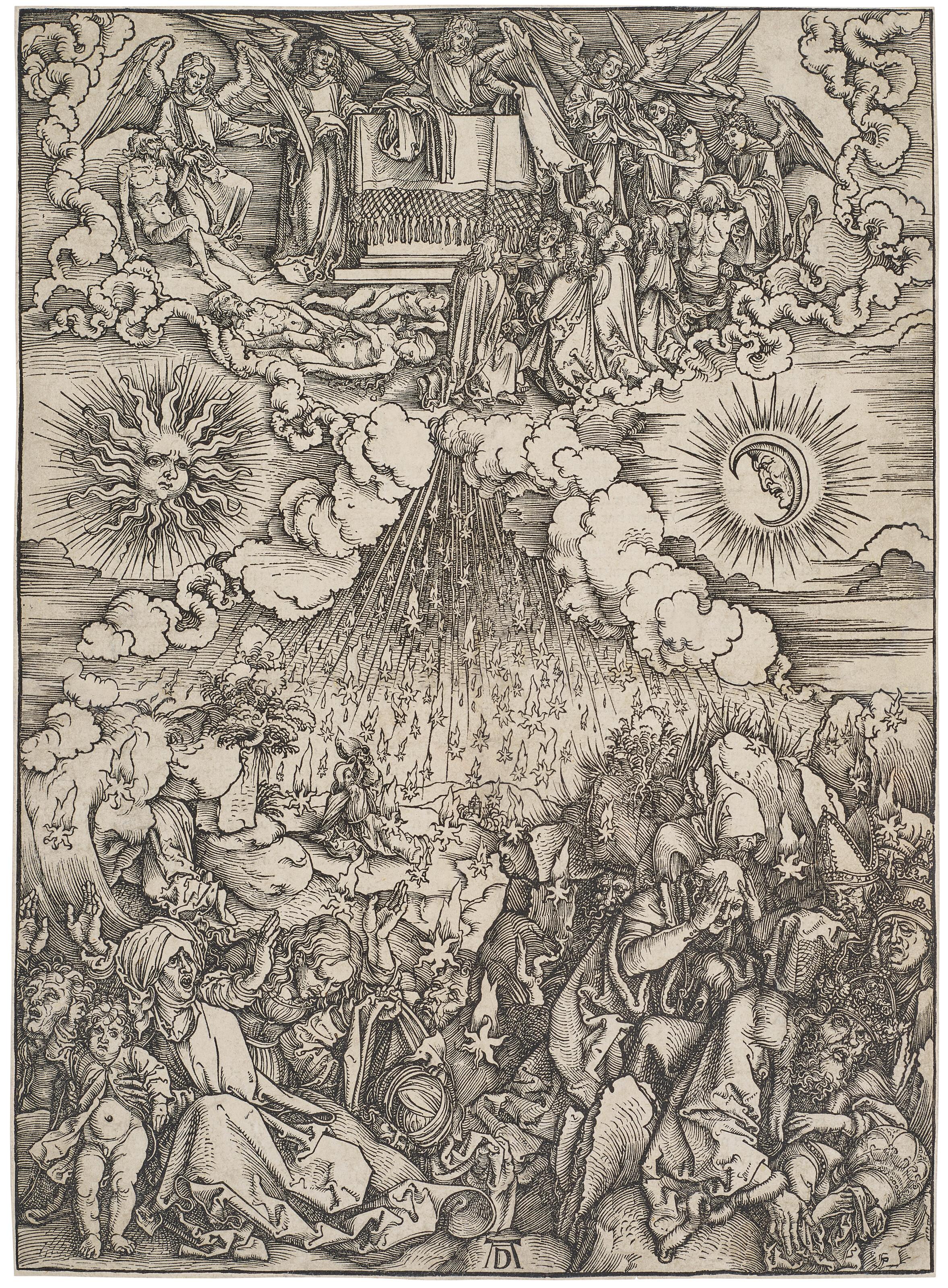 Albrecht Dürer - The Opening of the Fifth and Sixth Seals, from: The Apocalypse