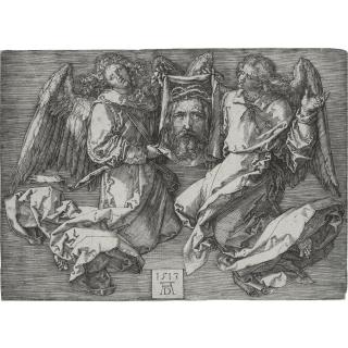 Albrecht Dürer - The Sudarium Held By Two Angels (B. 25; M., Holl. 26)