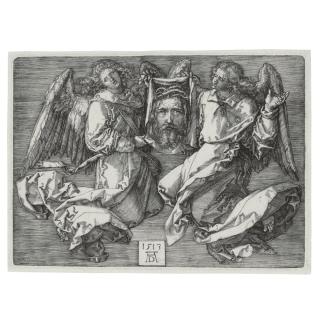 Albrecht Dürer - The Sudarium Held By Two Angels (B. 25; M., Holl. 26)