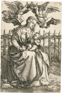 Albrecht Dürer - The Virgin And Child Crowned By Two Angels (B. 39; M., Holl. 38)