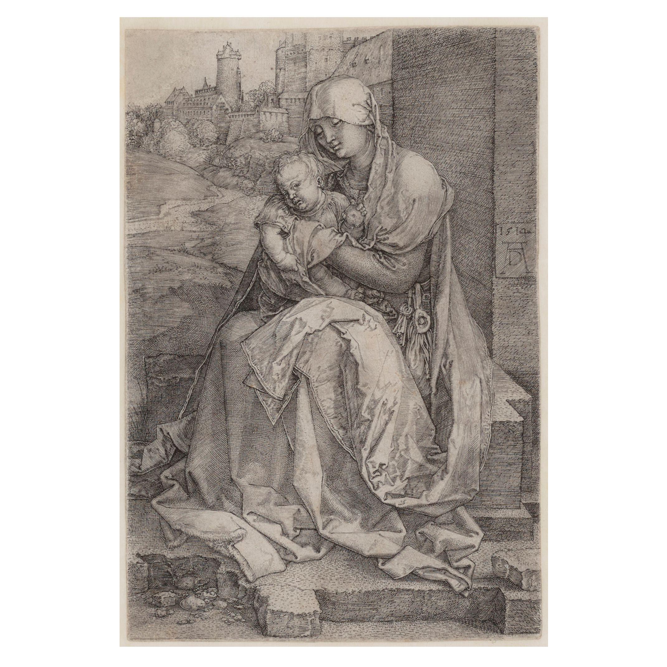 Albrecht Dürer - The Virgin and Child Seated by the Wall