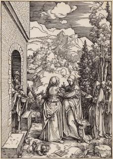 Albrecht Dürer - The Visitation (B. 84; M., Holl. 196)