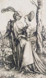 Albrecht Dürer - Young Couple Threatened By Death; Also Melencolia By Johan Wiricx