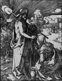 Albrecht Durer - Noli Me Tangere, from The Little Passion (B. 47; M.; Holl. 156)