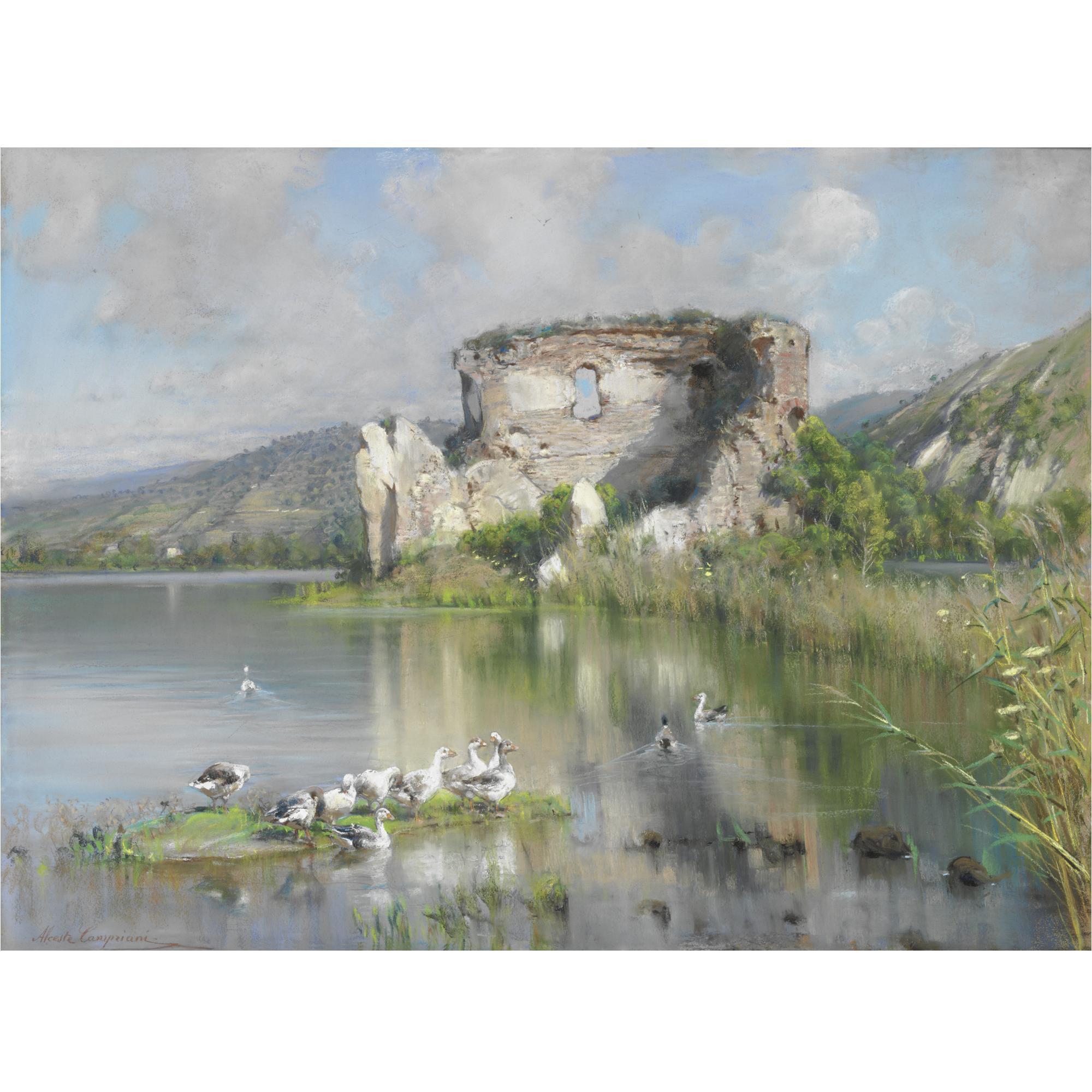 Alceste Campriani - Stagno Con Rovina