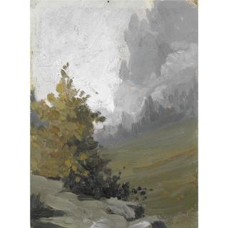 Alcide Davide Campestrini - Coppia Di Paesaggi