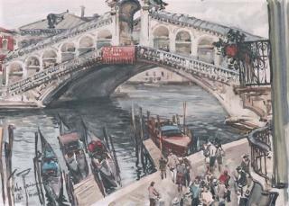 Aldo Raimondi - Venezia, A Rialto