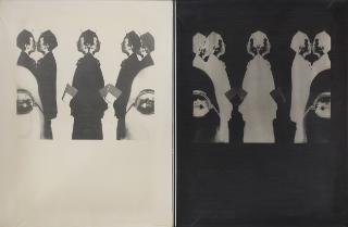 Aldo Tagliaferro - Donna + ragazzi + retino - positivo - negativo