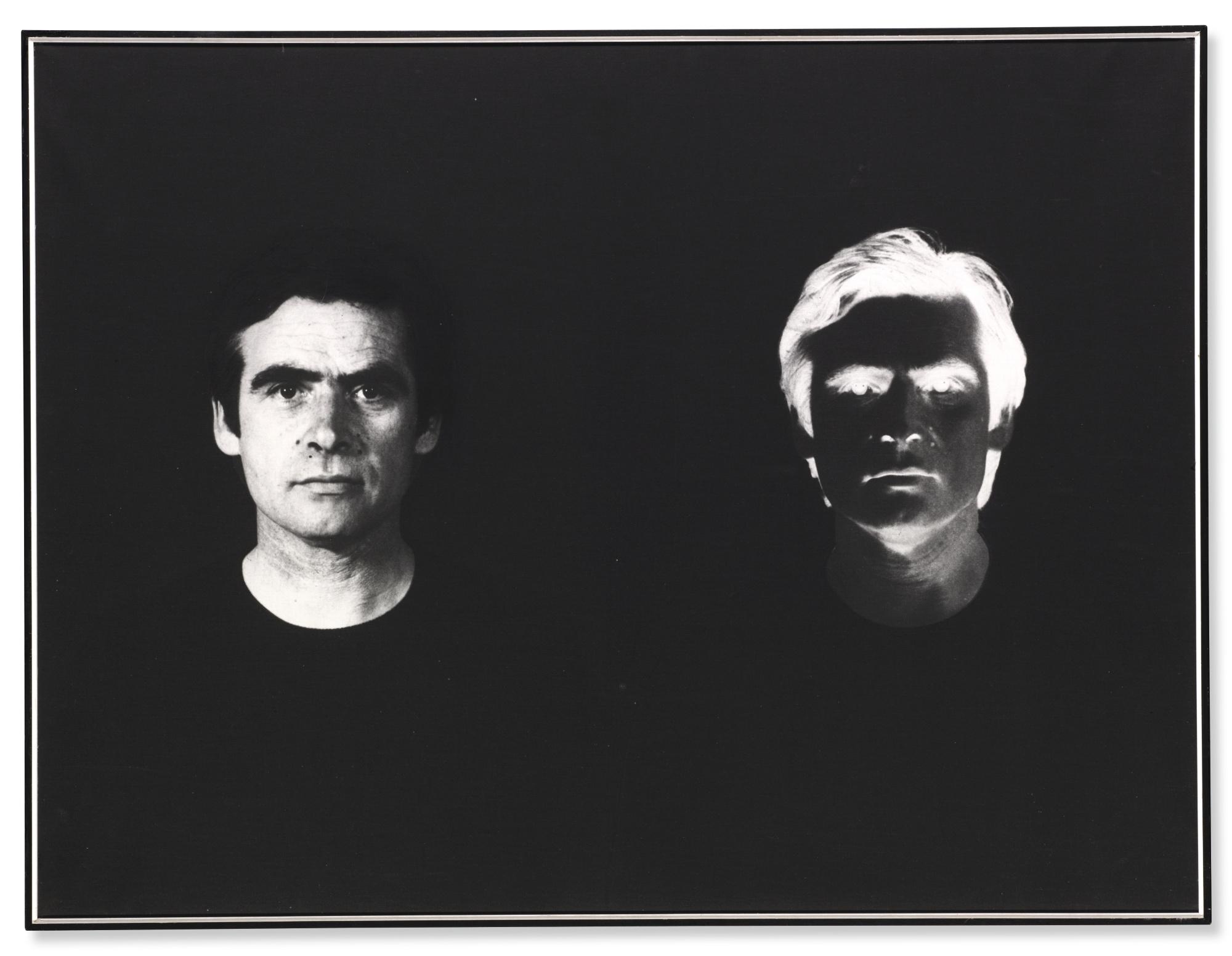 Aldo Tagliaferro - L\'Io Ritratto N. 9Signed, Titled And Dated 1977 On The Overlap, Photographic Reproduction On Emulsified Canvas. This Work Is Being Registered By The Archivio Tagliaferro, Milan.