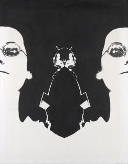 Aldo Tagliaferro - Natura morta con donna + notte + ragazzo. Variante 2°