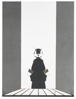 Aldo Tagliaferro - Natura Morta Con Ragazzo+Piano+Retinosigned, Titled And Dated 1969 On Th Reverse, Black And White Photograph On Canvas