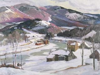 Aldro Thompson Hibbard - Snowy Valley