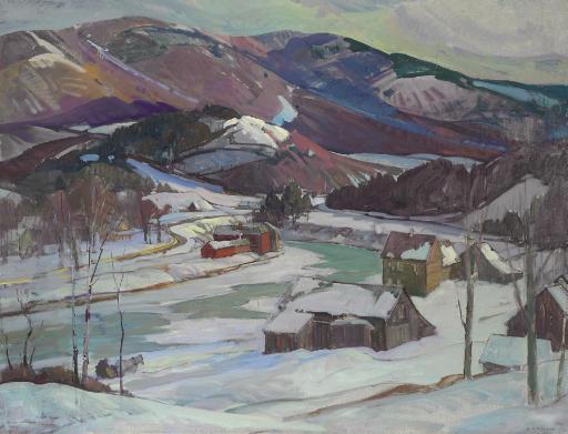 Aldro Thompson Hibbard - Valley in Winter