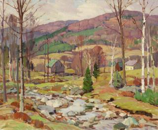 Aldro Thompson Hibbard - Vermont Brook, Spring