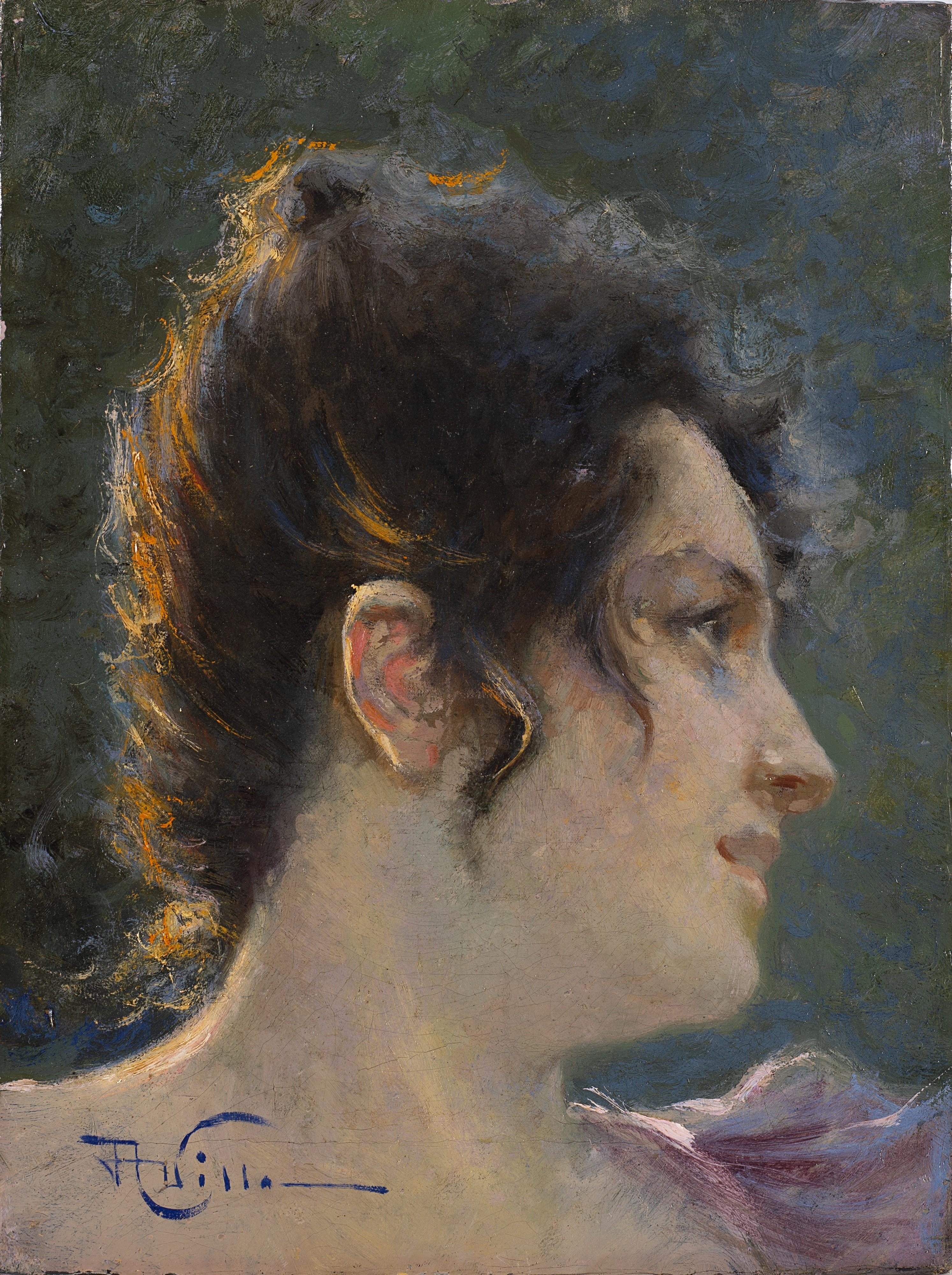 Aleardo Villa - Testa di donna