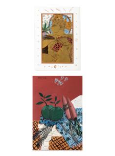 Alecos Fassianos - a) Jeune homme doré b) Nature Morte