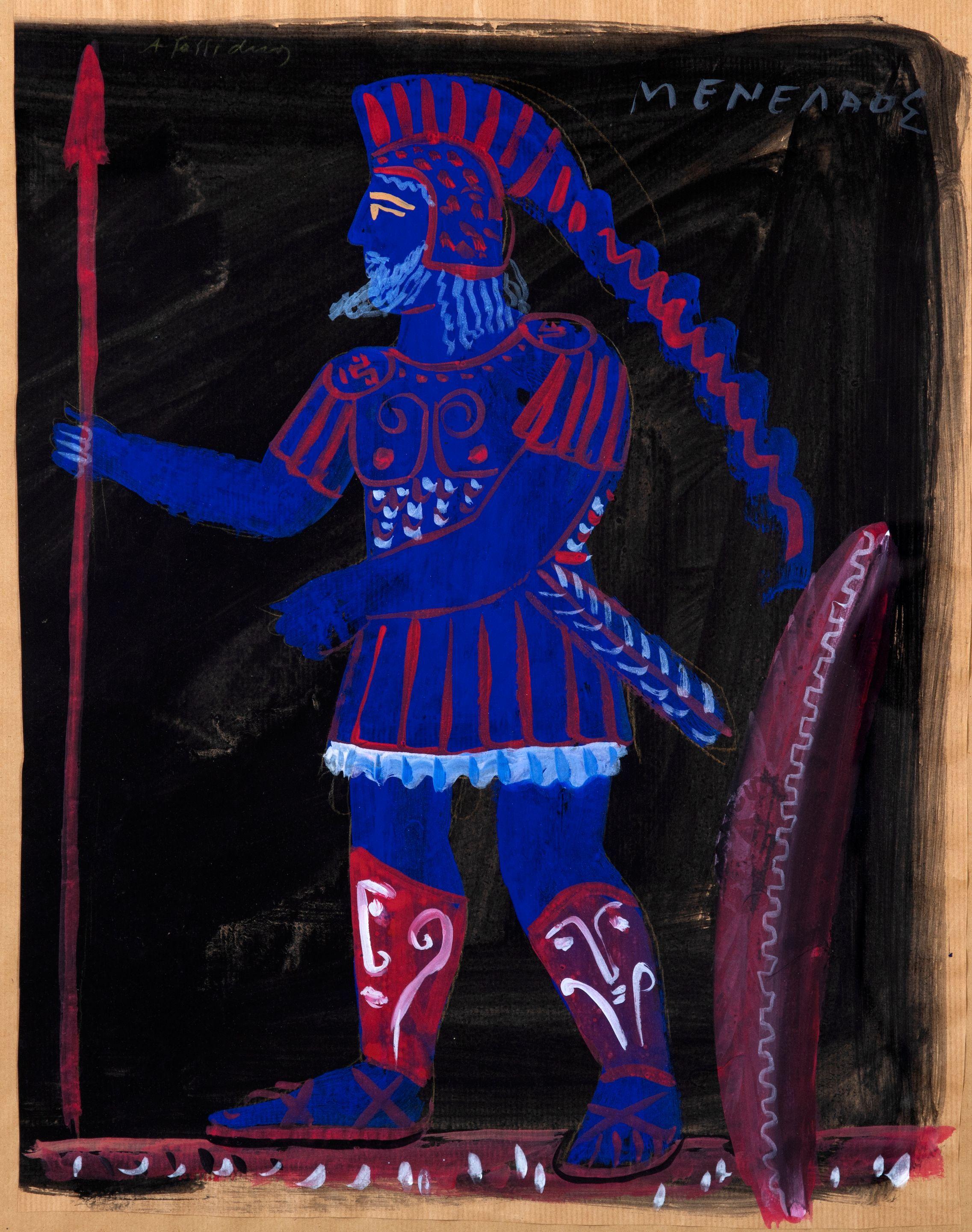 Alecos Fassianos - Costume de \'Menelaos\' (de la tragédie Hélène de Troie)