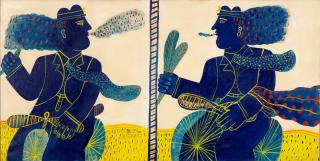 Alecos Fassianos - Deux cyclistes