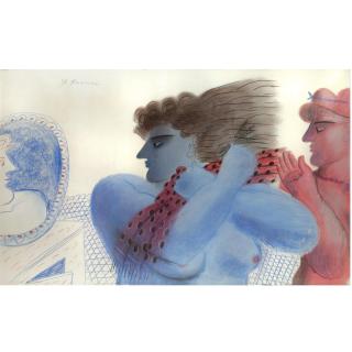 Alecos Fassianos - Greek Figures