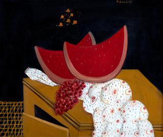 Alecos Fassianos - Nature morte aux pastèques