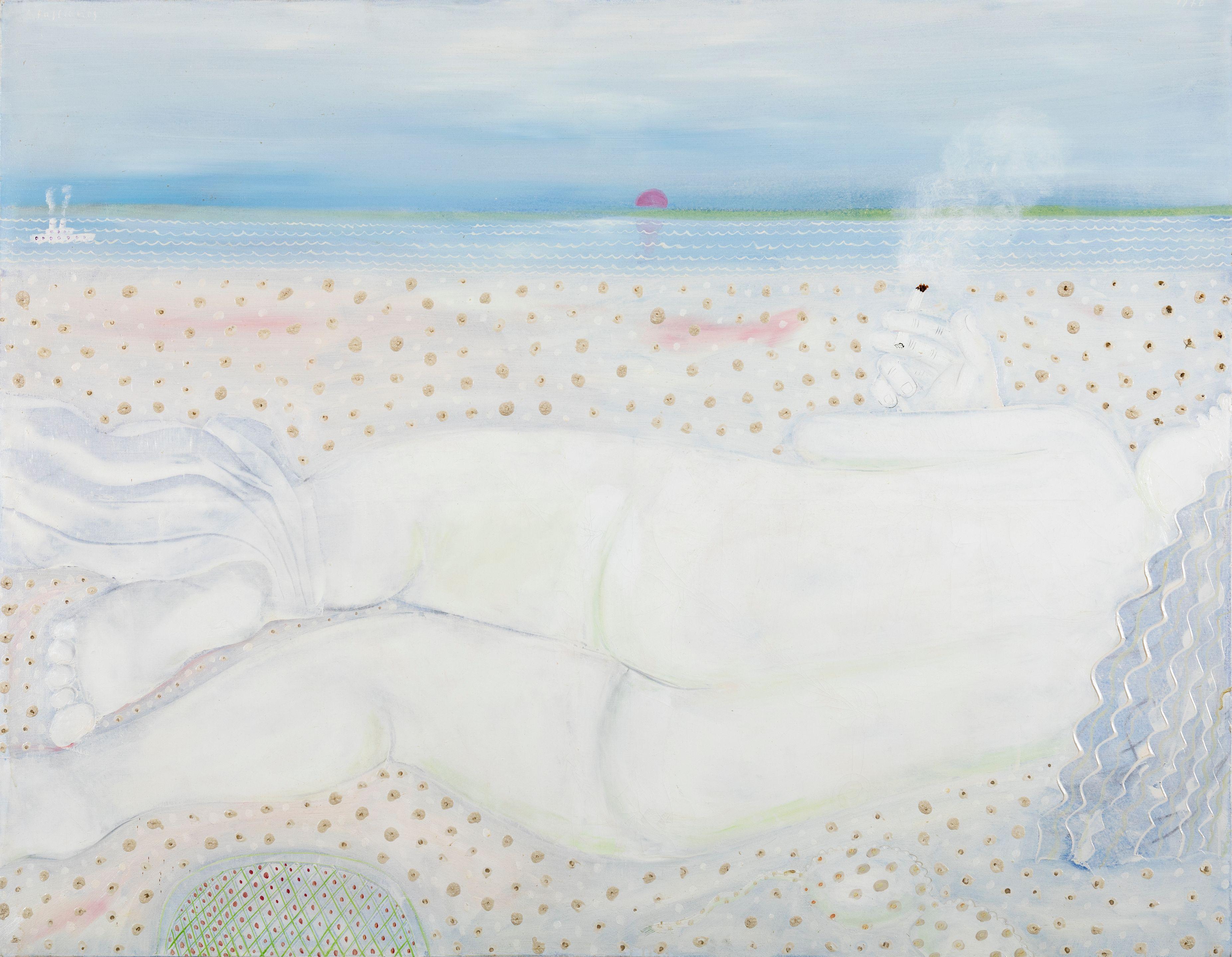 Alecos Fassianos - Nu gris, 1970