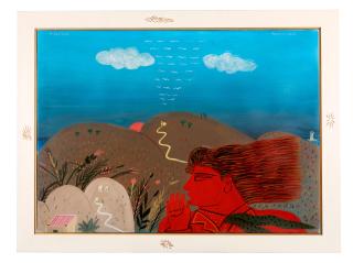 Alecos Fassianos - Paysage marin