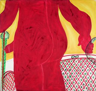 Alecos Fassianos - Red Nude