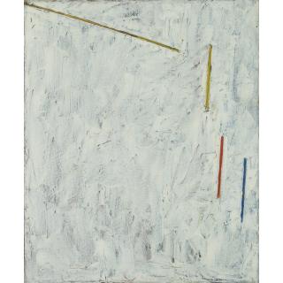 Alejandro Otero - Líneas Coloreadas Sobre Fondo Blanco