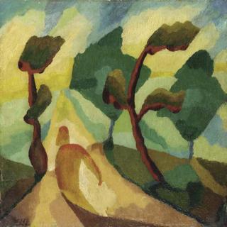 Alejandro Xul Solar - La sombra del caminante