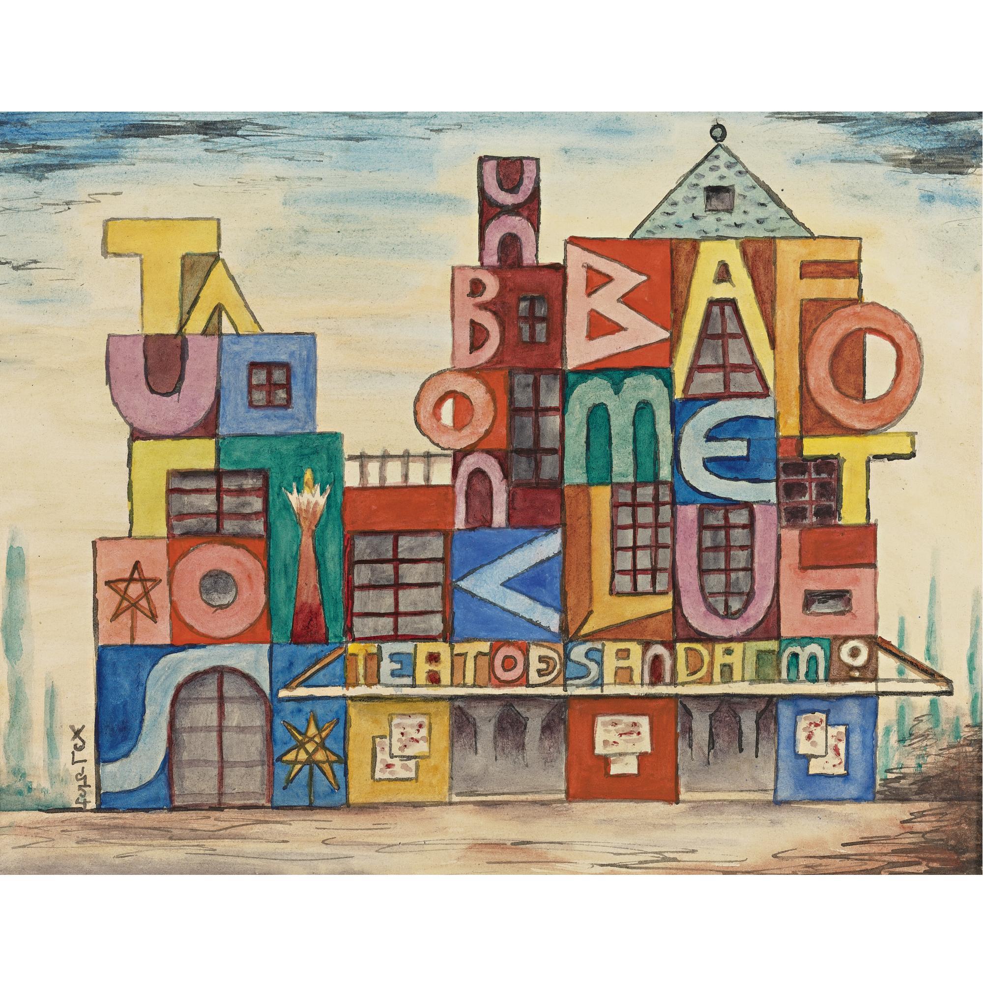 Alejandro Xul Solar - Proyecto Ciudad