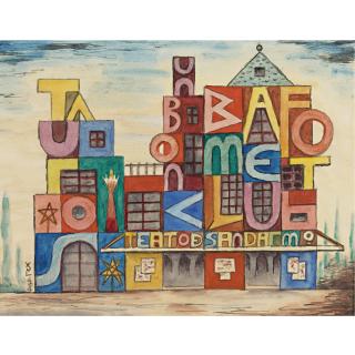 Alejandro Xul Solar - Proyecto Ciudad