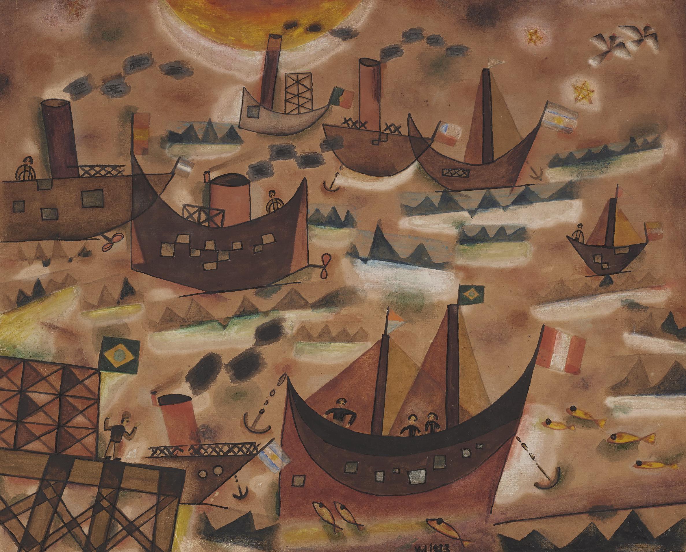 Alejandro Xul Solar - Untitled